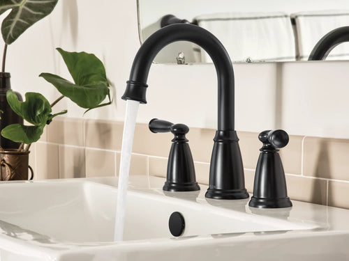Moen Banbury Two-Handle Widespread Bathroom Sink Faucet