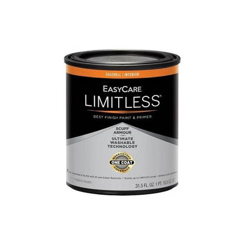 True Value EasyCare Limitless 1 Qt. White Eggshell Acrylic Latex Interior Paint & Primer