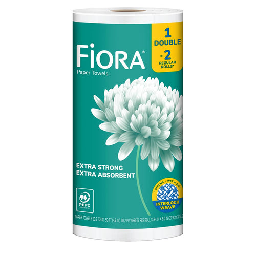 Fiora Extra Strong + Extra Absorbent Double Rolls
