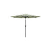Four Seasons Courtyard 9' Seafoam Green Steel Market Umbrella