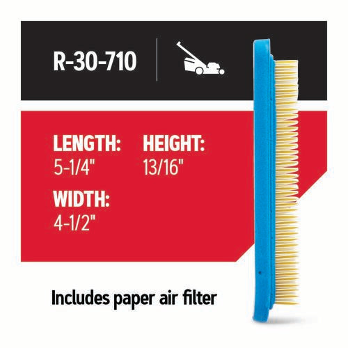 Oregon Air Filter for Riding Mowers Fits Briggs & Stratton Quantum engines and 625-1575 Series engines (R-30-710)