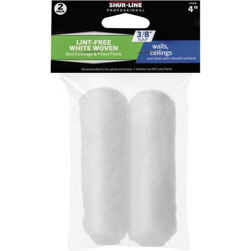 Shur-Line Best 4 In. x 3/8 In. Mini Woven Roller Cover (2-Pack)