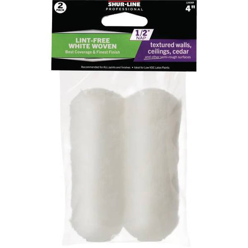 Shur-Line Best 4 In. x 1/2 In. Woven Roller Cover (2-Pack)