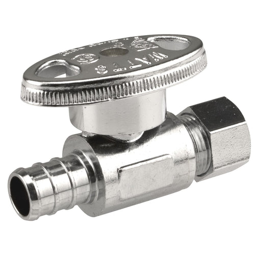 Watts Straight 1/4-Turn Chrome Stop