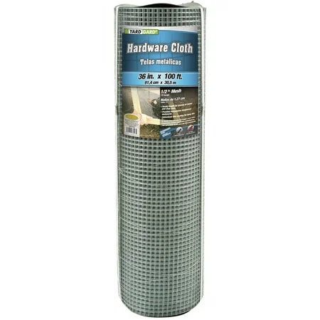 Midwest Air Technologies Hardware Cloth Galvanized 23G 1/4 Mesh