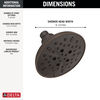 Delta H2Okinetic® 5-Setting Shower Head in Venetian Bronze