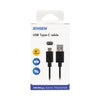 Jensen 6 ft USB 2.0 A to USB-C Charging Cable