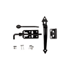 National Hardware Ornamental Gate Latch to 3 Black