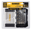 DeWalt Black & Gold Impact Ready High Speed Steel Hex Shank Drill Bit Set (17-Piece)