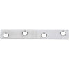 Mending Brace, Stainless Steel, 4 x 5/8-In.