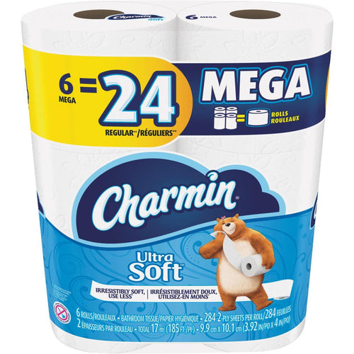 Charmin Ultra Soft Toilet Paper Mega Roll