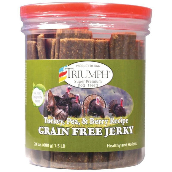 Triumph Grain Free Jerky Treats (Salmon & Sweet Potato, 24-oz)