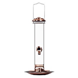 Copper Tube Bird Feeder, 16-1/2 Inch