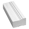 Brickmould, White PVC, 1.25 x 2-In. x 7-Ft.