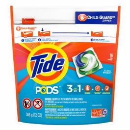 Laundry Detergent, Pod, Ocean Mist, 16-Ct.