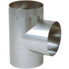 HVAC Straight Tee, Galvanized, 30-Ga., 3 x 3 x 3-In.