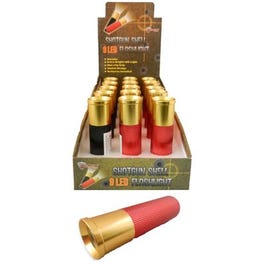 LED Flashlight, Shotgun Shell Design, 9-LED.