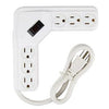 Power Strip, 6-Outlet, White