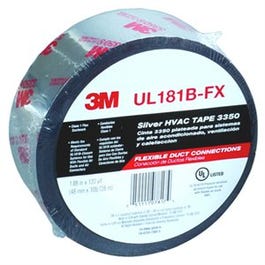 Metalized Flexible Duct Tape, Silver, 48mm x 109.6m