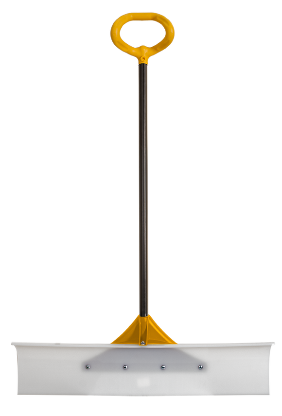 TRUE TEMPER 36-INCH INDUSTRIAL GRADE SNOW PUSHER WITH VERSA GRIP