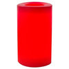 Indoor/Outdoor Candle, Raspberry, 3 x 5-In.