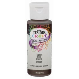 Acrylic Craft Paint, Matte Earthy, 2-oz.