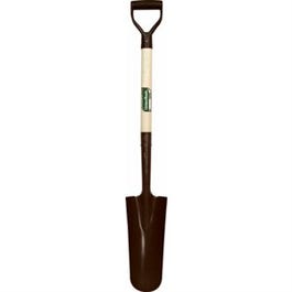 Drain Spade, D-Grip Wood Handle