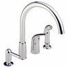 Kitchen Faucet, Single Lever With Side Spray, Chrome