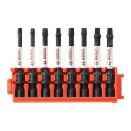 Impact Tough Power Bit Set, Square, 2-In., 8-Pc.