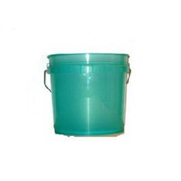 Heavy-Duty Plastic Pail, Green, 3.5-Gal.