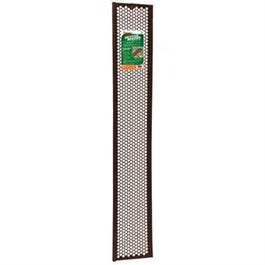 Gutter Guard Screen, Brown Vinyl, 6-5/8-In. x 3-Ft.