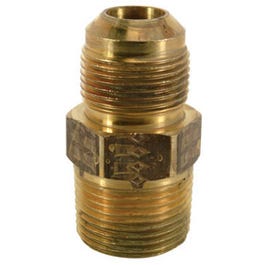 Gas Pipe Fitting, Brass, 15/16 OD x 3/4-In. MPT