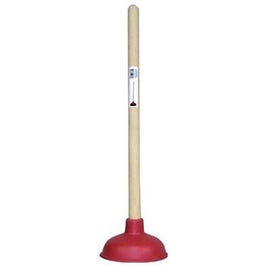 Force Cup Toilet Plunger, 6 x 18-In.