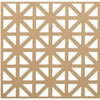 Aluminum Sheet, Decorative Gold Union Jack, .020 x 24 x 36-In.