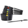 Good Grips Measuring Cup Set, Black Plastic, 6-Pc.