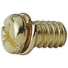 Ceiling Fan Motor Screws, Brass Finish, 10-Pk.