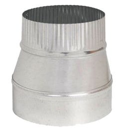 Galvanized Taper Reducer, 5 x 4-In., 24-Gauge