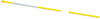 48  YELLOW REFLECTIVE STAFF