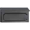 Gibraltar Windsor Black Horizontal Wall Mount Mailbox