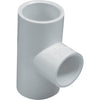 Charlotte Pipe 1 In. A x 1 In. B x 3/4 In. C Schedule 40 Pressure Reducing PVC Tee