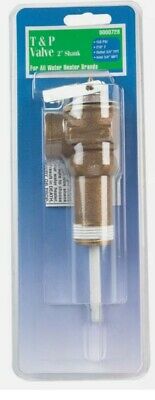 Reliance Temperature & Pressure Relief Valve, 2 shank